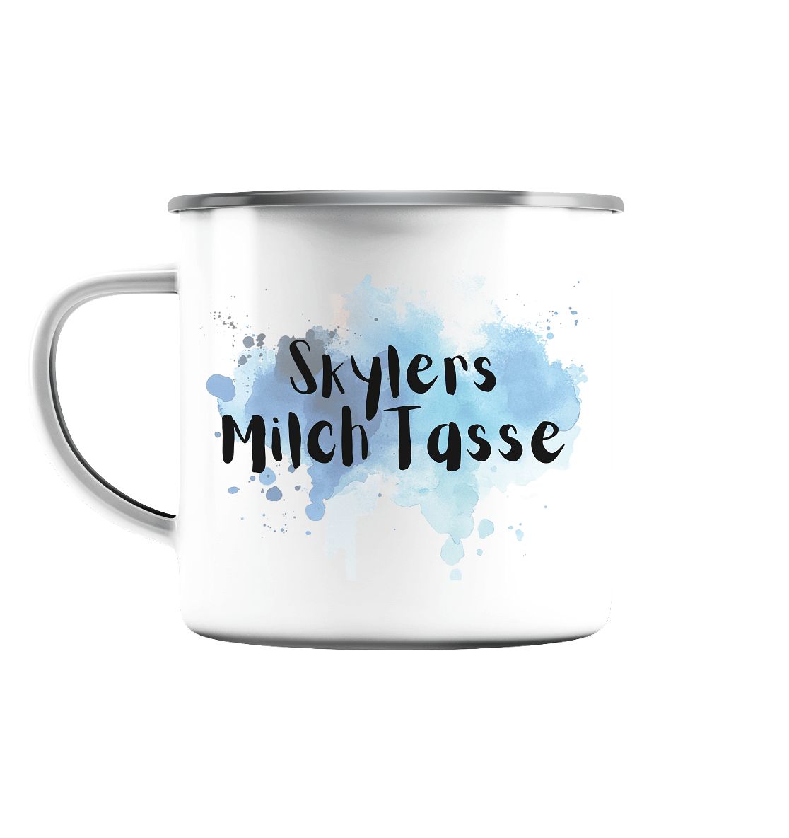 Babyccino Kakao Milch Tee Tasse "Katze" für Kleinkinder und Kinder aus Emaille oder Keramik - Geburtstag I Kindergarten I Schule - Emaille Tasse (300ml) €16.95 Sippy Cups Trinkgefäße Meldivina Design Baby Shower Geschenk,Babyccino Tasse,bruchfeste Tasse f