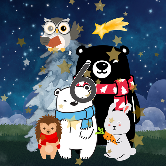 Meldivinas Weihnachtszauber - Adventskalender Türchen Nr. 6 Im 6. Türchen meines Adventskalenders wartet ein besonderes Geschenk auf euch: Die liebevolle Weihnachtsgeschichte „Die Weihnachtswunschliste des kleinen Bären“ – zum Vorlesen oder Hören, perfekt