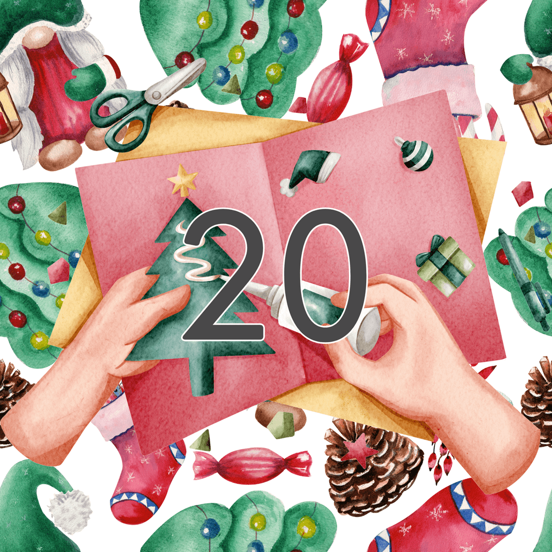 Meldivinas Weihnachtszauber - Adventskalender Türchen Nr. 20 Es sind nur noch wenige Tage bis Weihnachten und du hast noch keine Weihnachtskarten verschickt? Kein Problem! Hinter dem 20. Türchen wartet eine Last-Minute-Rettung auf dich. Dino Weihnachtskar