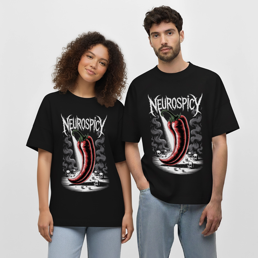 Stanley/Stella Oversized Unisex Bio T-Shirt Blaster - Schwarz