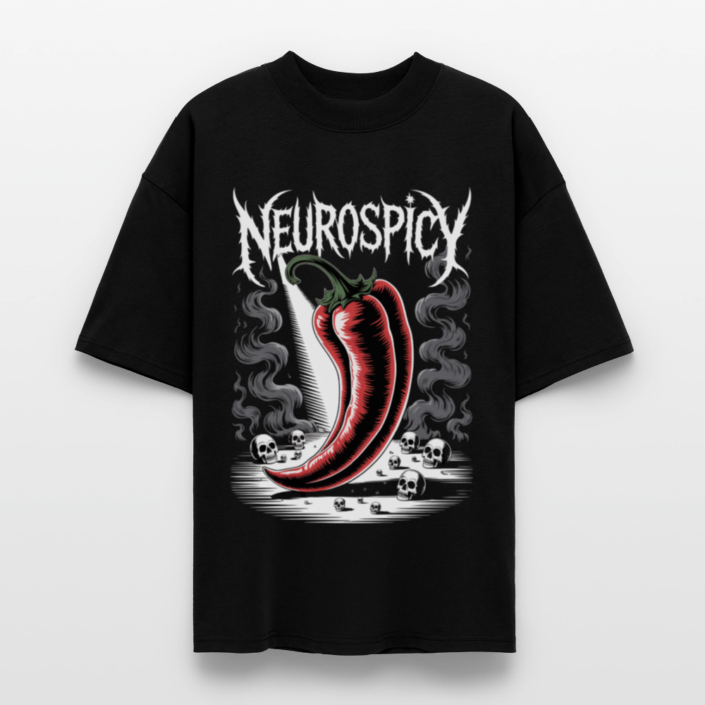 Stanley/Stella Oversized Unisex Bio T-Shirt Blaster - Schwarz