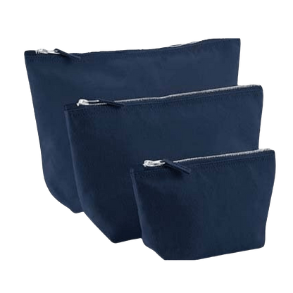 personalisierte Multibag Reißverschlusstasche aus Baumwoll-Canvas oder Recycling-Filz